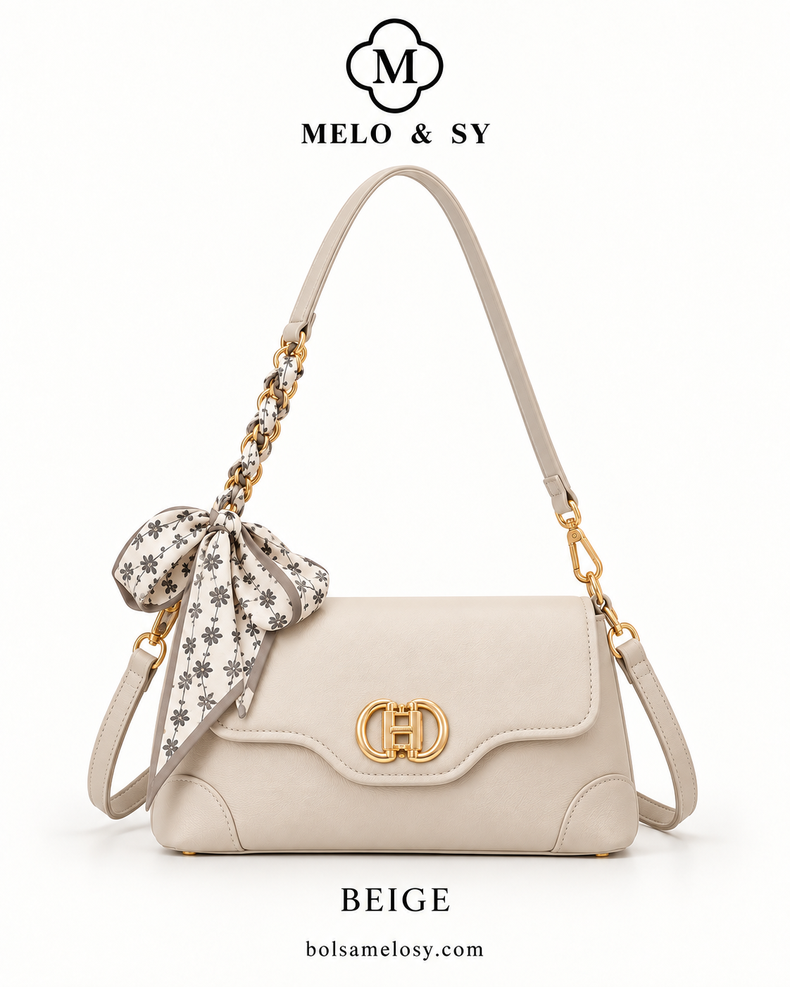 Bolsa Lady Melo com Lenço