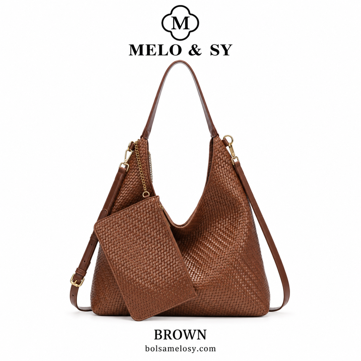 Bolsa Trama Hobo com Nécessaire