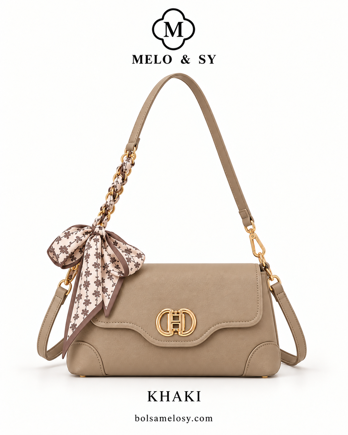 Bolsa Lady Melo com Lenço