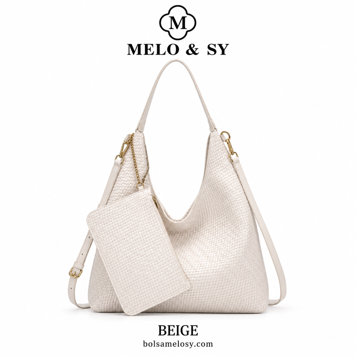 Bolsa Trama Hobo com Nécessaire
