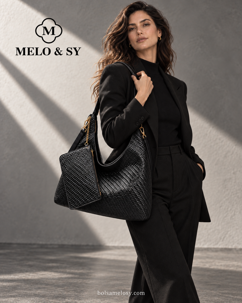 Bolsa Trama Hobo com Nécessaire