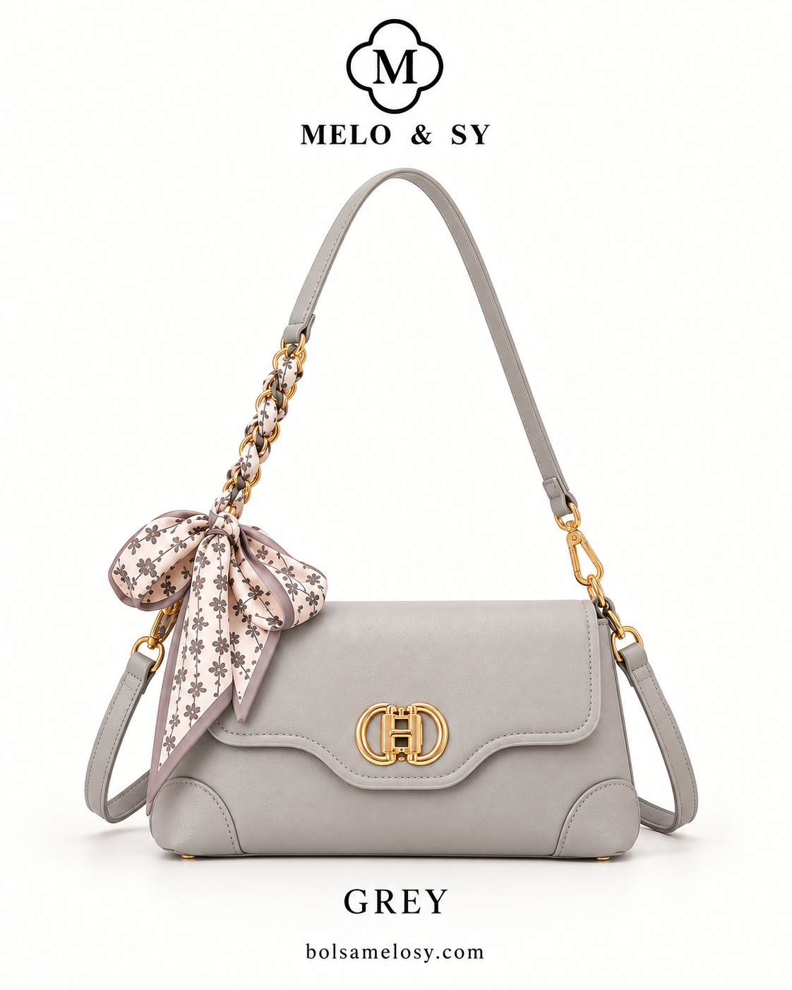 Bolsa Lady Melo com Lenço