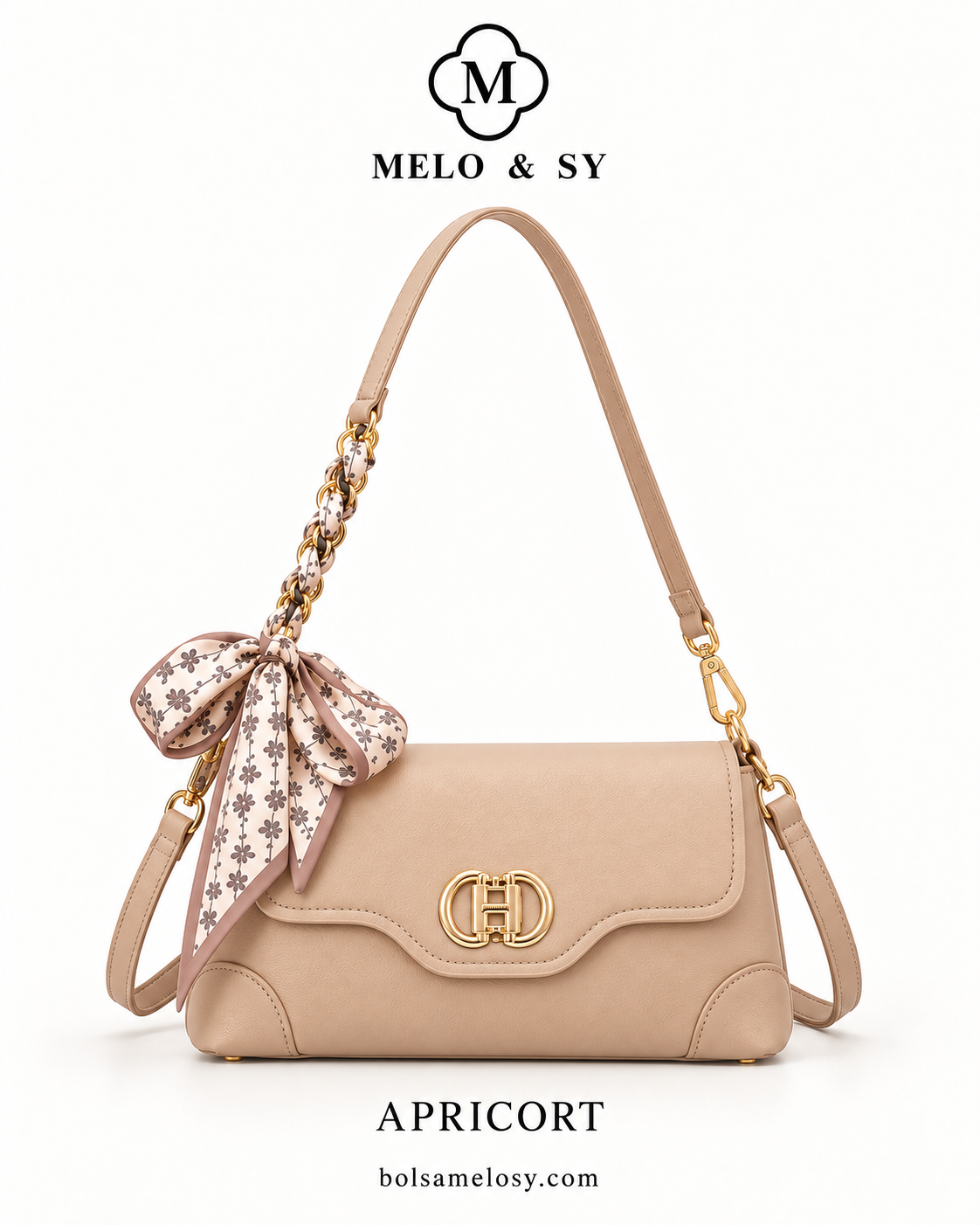 Bolsa Lady Melo com Lenço