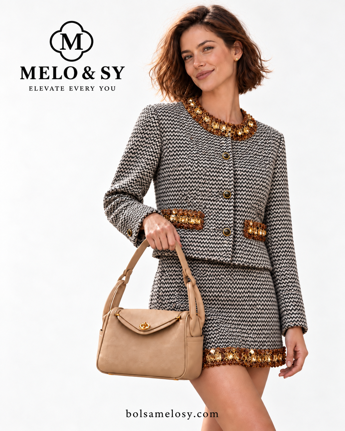 Bolsa Mila Retangular