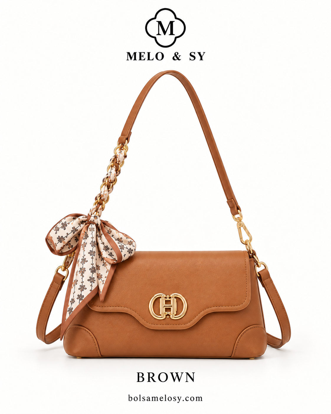 Bolsa Lady Melo com Lenço