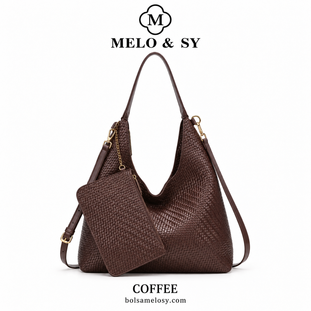 Bolsa Trama Hobo com Nécessaire