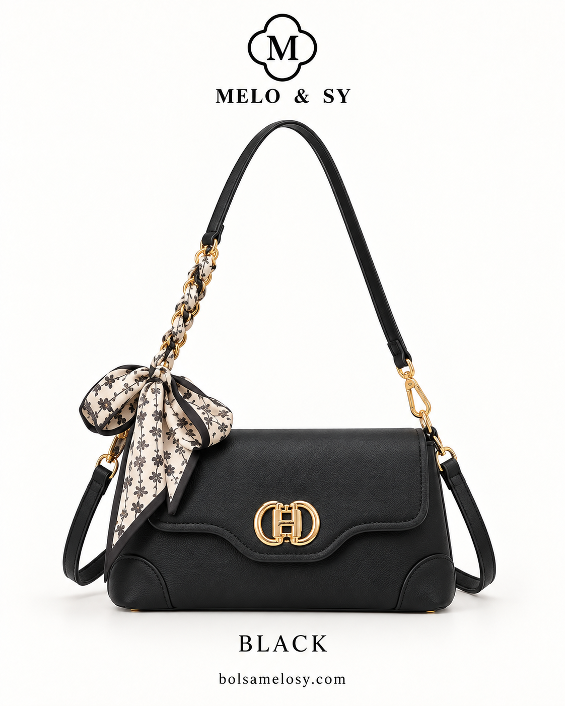Bolsa Lady Melo com Lenço
