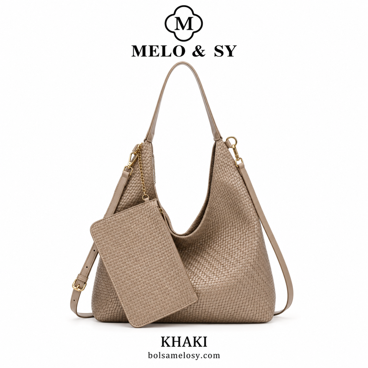 Bolsa Trama Hobo com Nécessaire